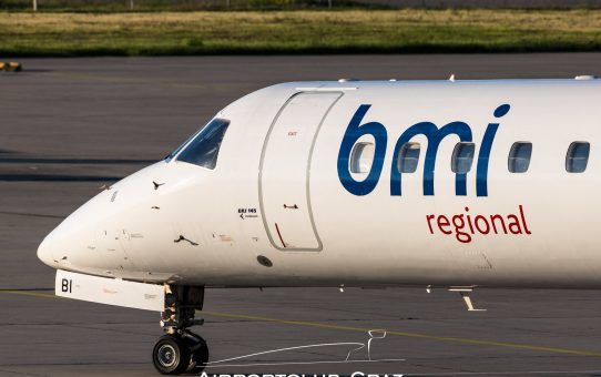 bmi regional stellt Graz - Birmingham Verbindung ein