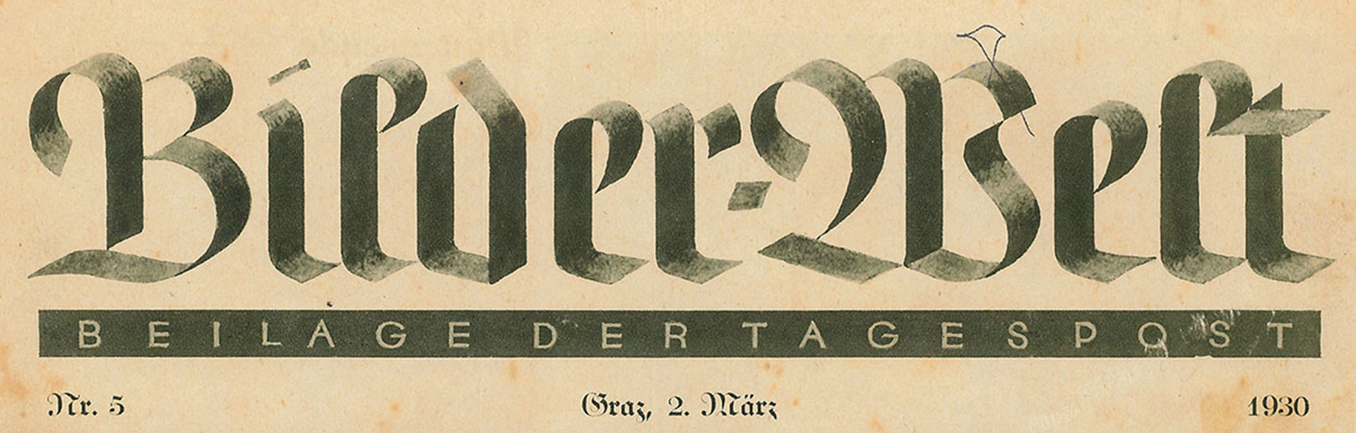 Flughafen Graz Tagespost 1930