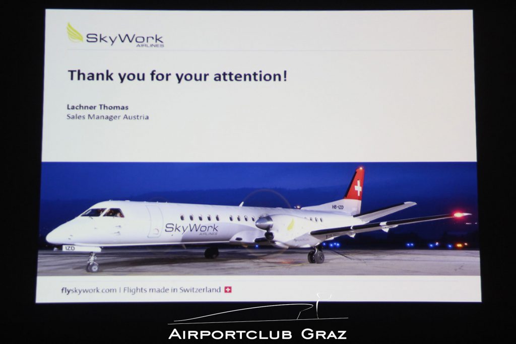 Airportclub Graz SkyWork Airlines
