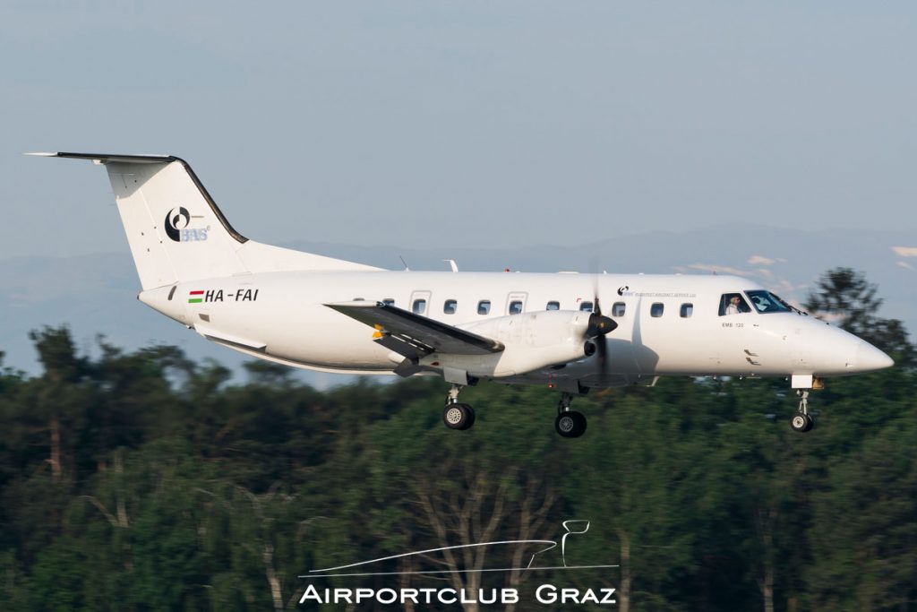 Budapest Air Service Embraer 120 Brasilia HA-FAI