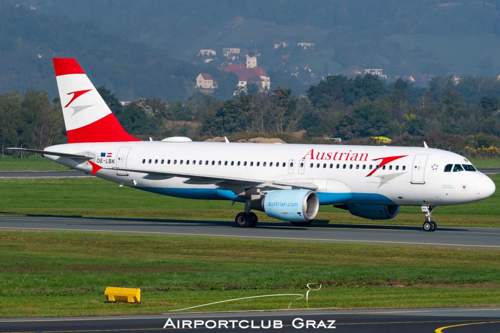 Austrian Airlines Airbus 320-214 OE-LBK