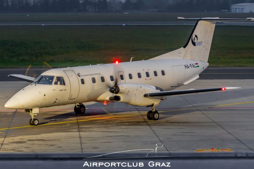 Budapest Aircraft Service Embraer EMB-120ER Brasília HA-FAL