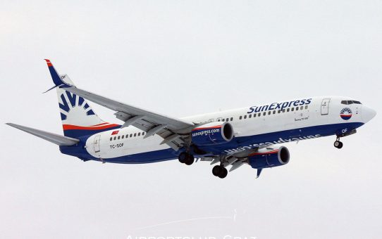 SunExpress ab 2. April 2024 retour in Graz