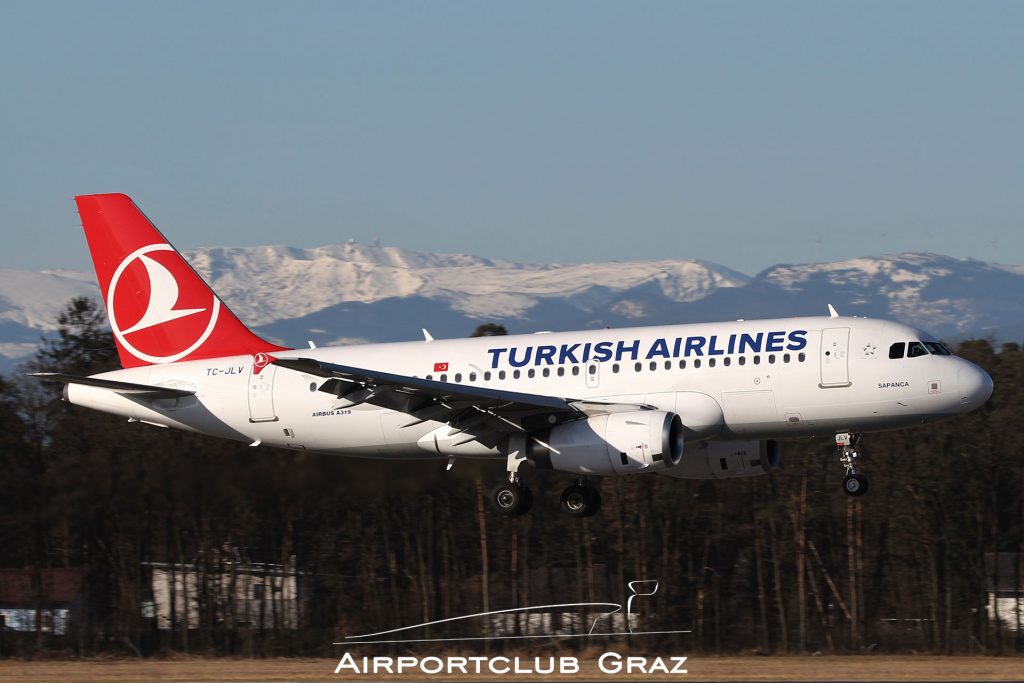 Turkish Airlines Airbus 319-132 TC-JLV