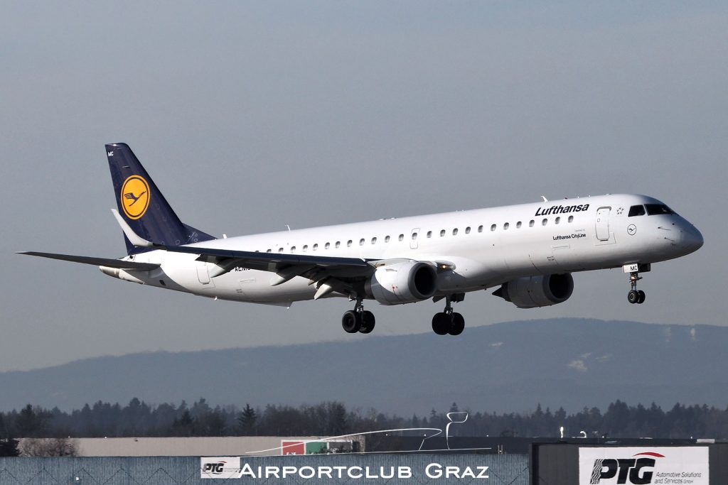 Lufthansa Cityline Embraer 195 D-AEMC