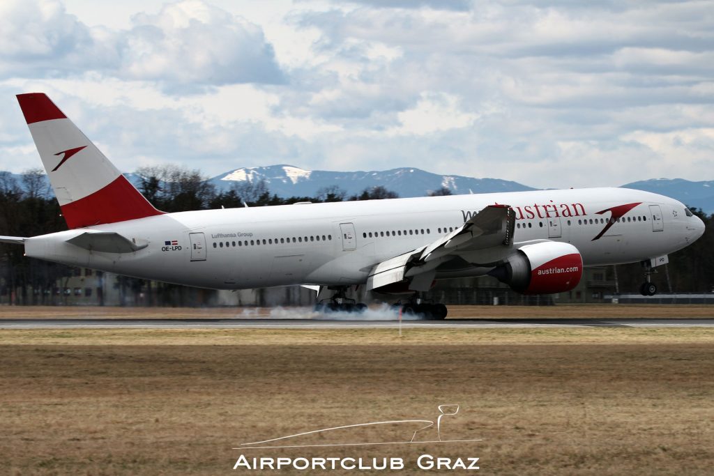 Austrian Airlines Boeing 777-2Z9ER OE-LPD