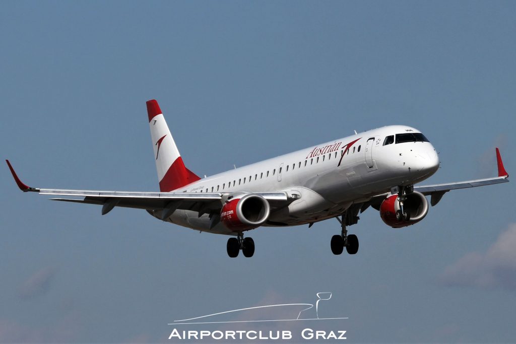 Austrian Airlines Embraer 195 OE-LWA