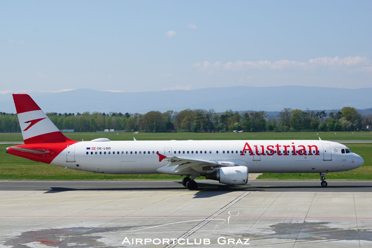 Austrian Airlines Airbus A321-211 OE-LBD