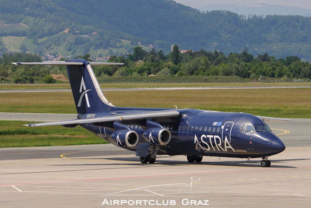 Astra Airlines BAe 146-300 SX-DIZ