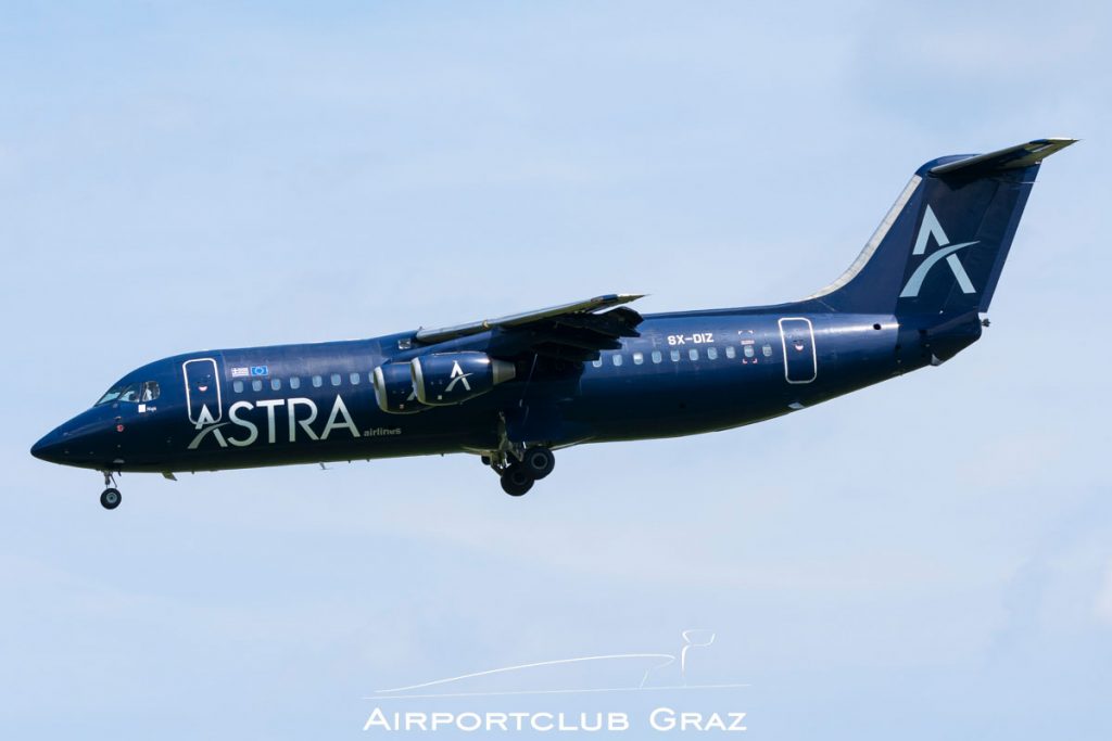 Astra Airlines BAe 146-300 SX-DIZ