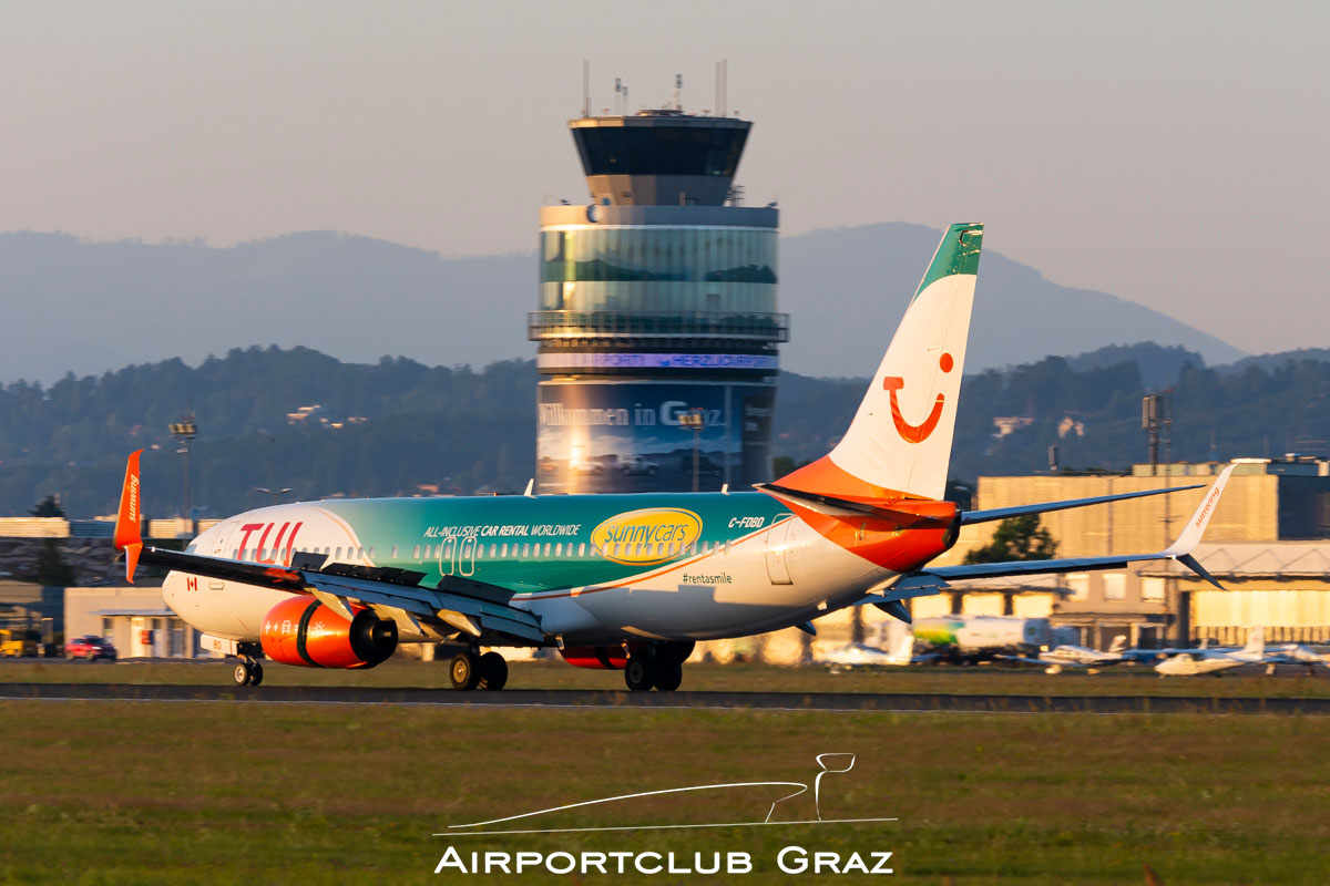 Sunwing Airlines Boeing 737 Airportclub Graz