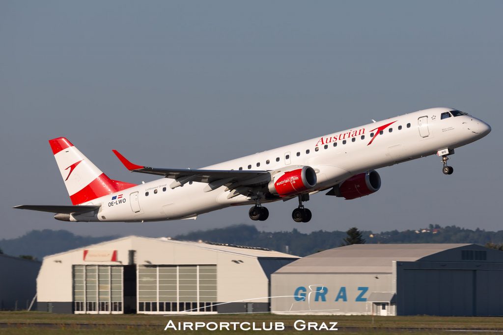 Austrian Airlines Embraer 195 OE-LWO