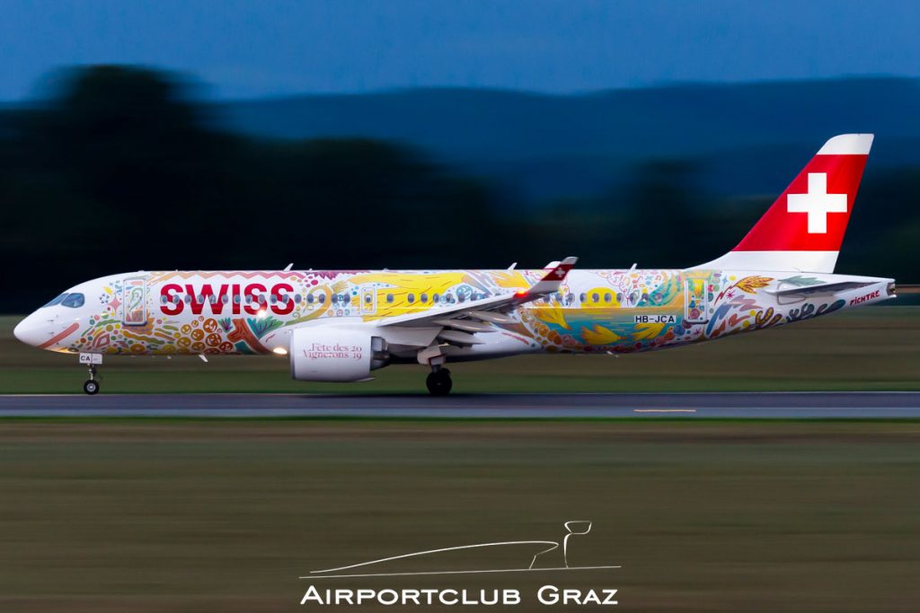 Swiss Airbus A220-300 HB-JCA