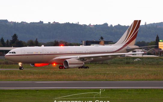 Airbus A330CJ zu Gast in Graz