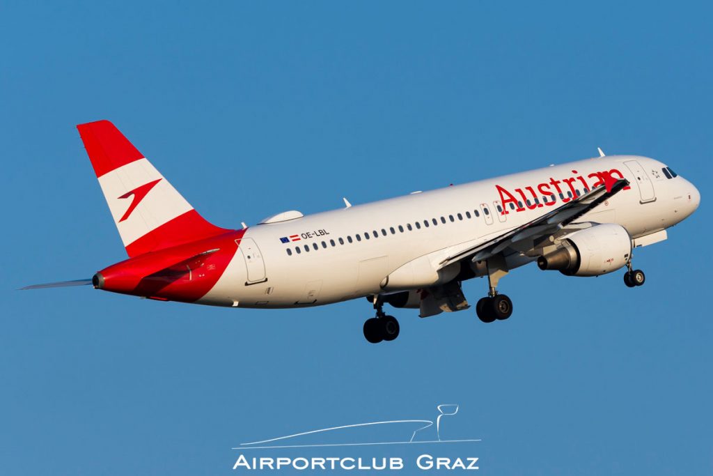 Austrian Airlines Airbus A320-214 OE-LBL