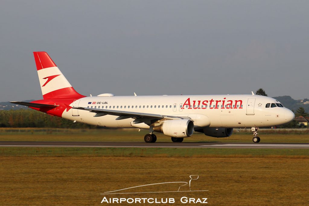 Austrian Airlines Airbus A320-214 OE-LBL