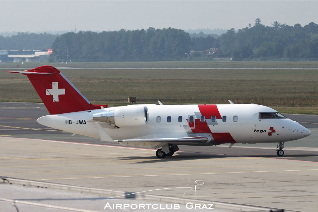 REGA Bombardier CL-600-2B16 Challenger 650 HB-JWA