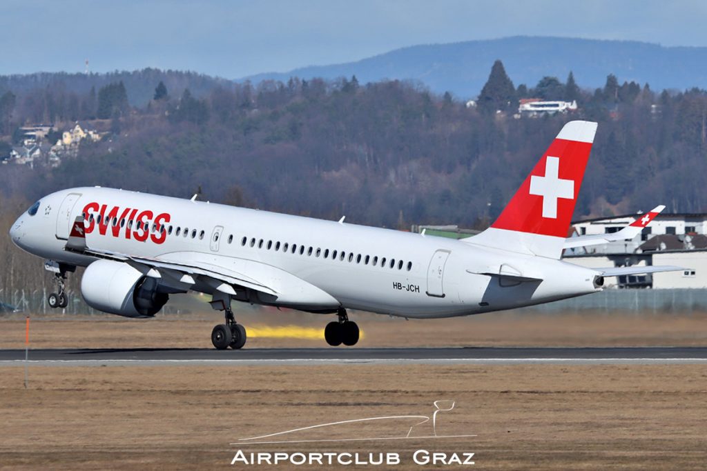 Swiss Airbus A220-300 HB-JCH