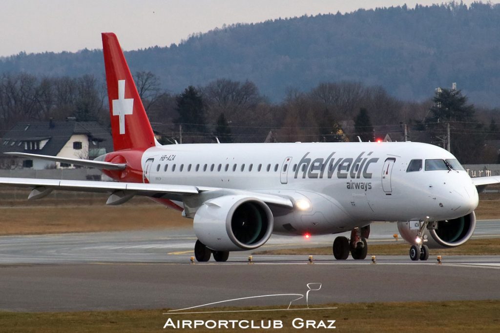 Helvetic Airways Embraer 190-E2 HB-AZA