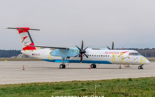 Austrian Airlines Q400 eingemottet