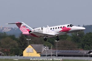 Pink Sparrow Cessna 525A CitationJet CJ2 OE-FSP