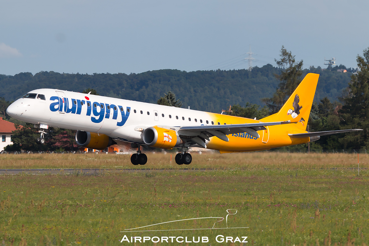 Aurigny Air Services Embraer 195 G-NSEY