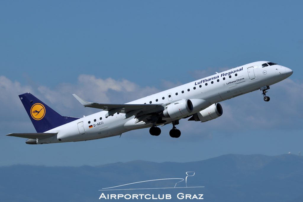 Lufthansa Cityline Embraer 190 D-AECI