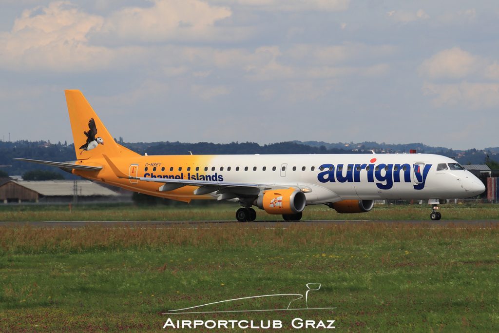 Aurigny Air Services Embraer 195 G-NSEY