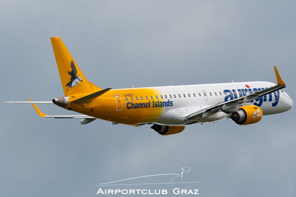 Aurigny Air Services Embraer 195 G-NSEY