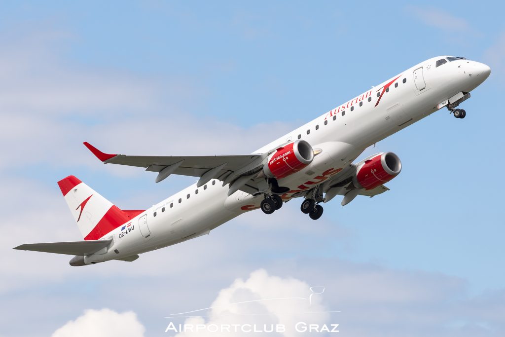 Austrian Airlines Embraer 195 OE-LWJ