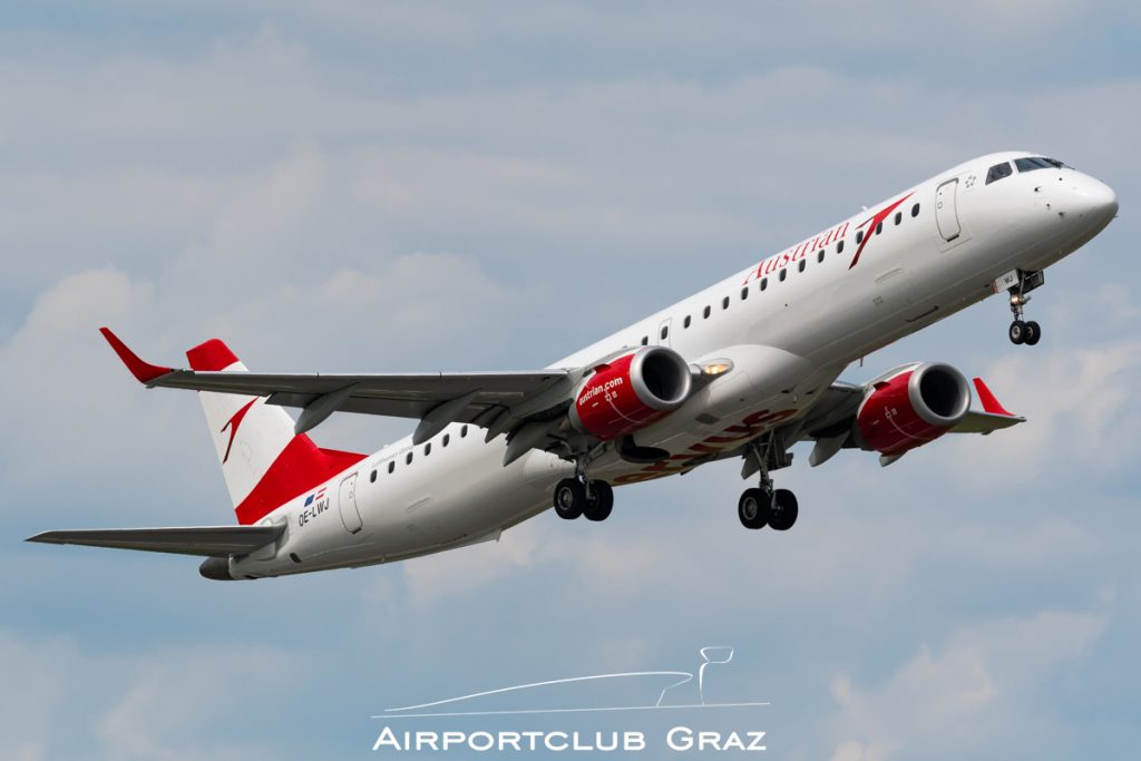 Austrian Airlines Embraer 195 OE-LWJ