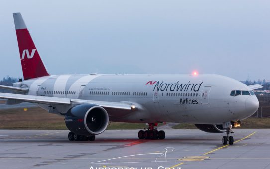Fotostrecke: Nordwind Airlines Boeing 777-200 in Graz