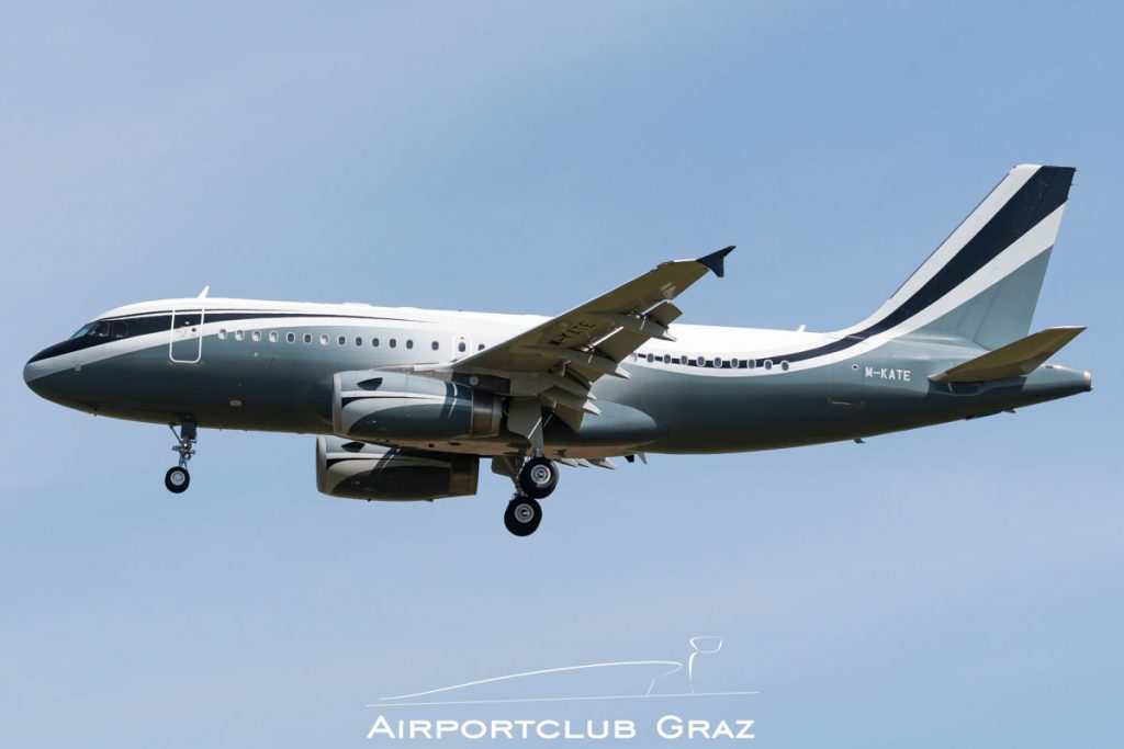 Sophar Airbus A319-133X(CJ) M-KATE