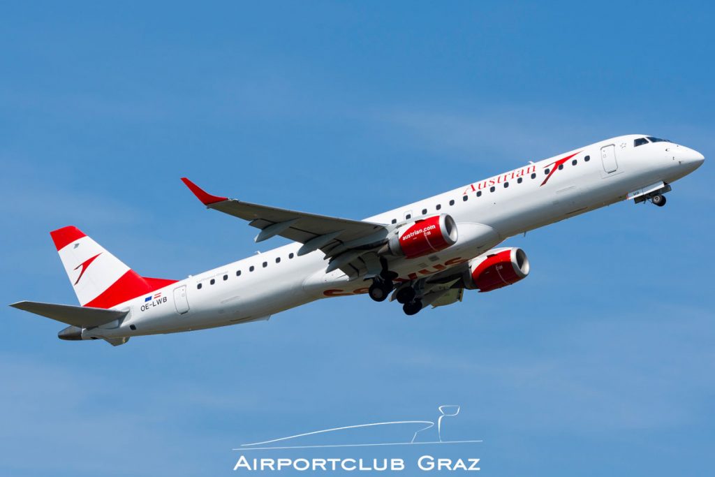 Austrian Airlines Embraer 195 OE-LWB