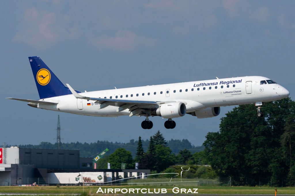 Lufthansa Cityline Embraer 190 D-AECC