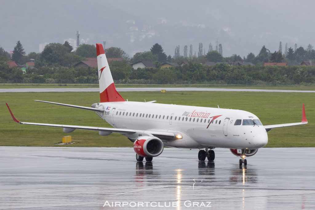 Austrian Airlines Embraer 195 OE-LWD