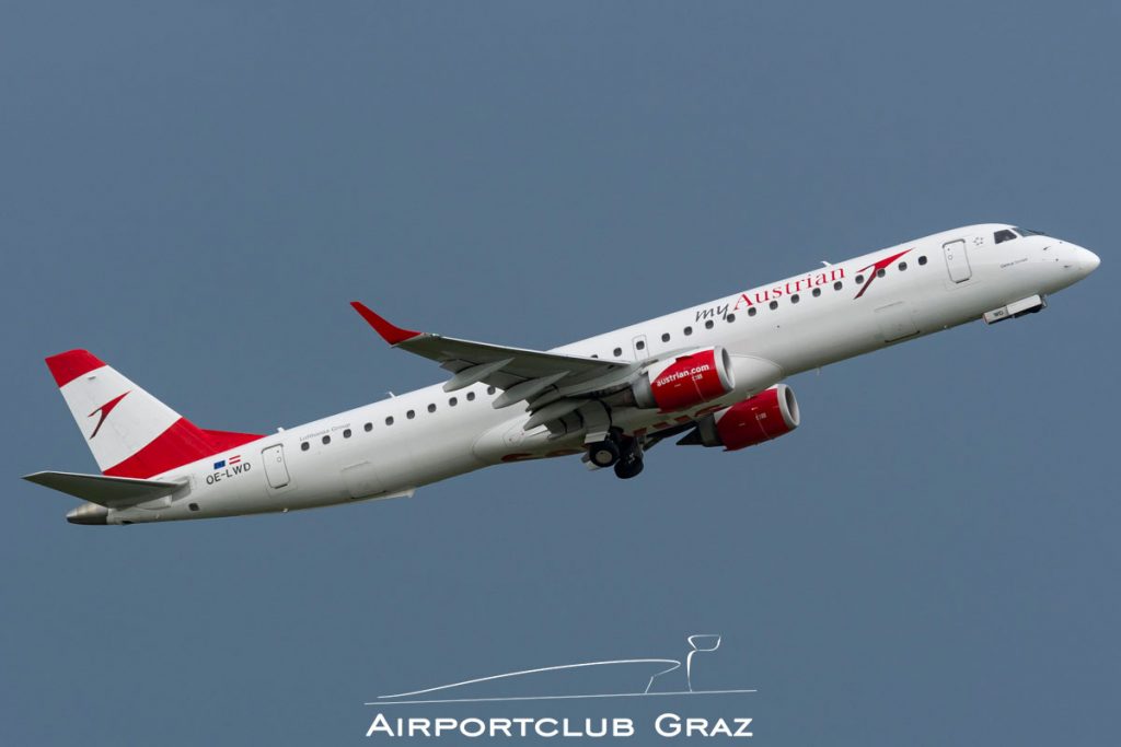 Austrian Airlines Embraer 195 OE-LWD