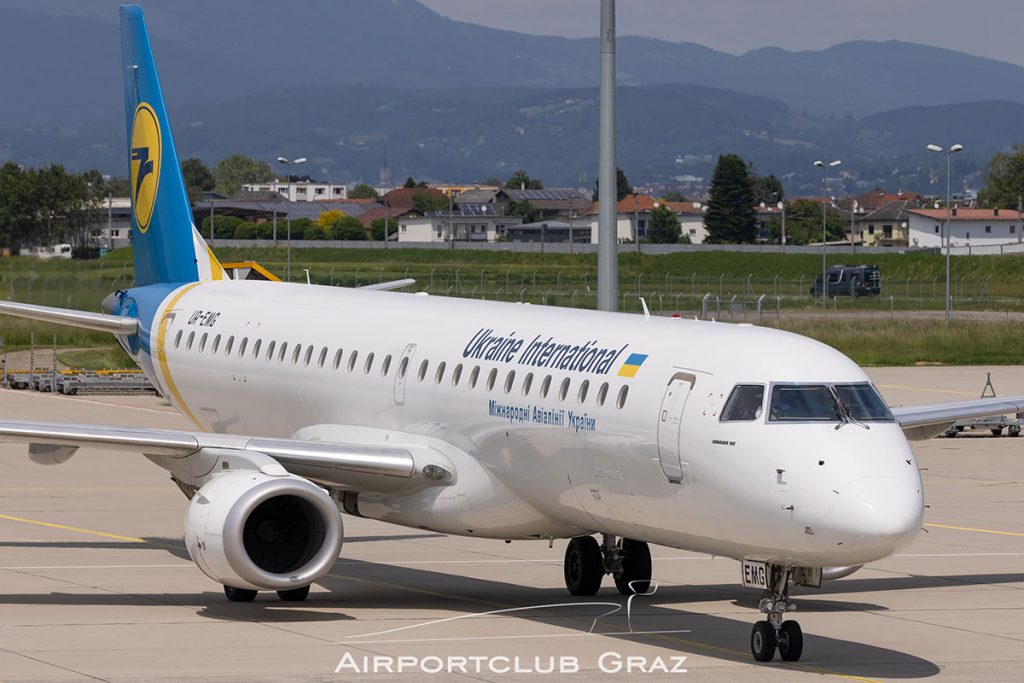 Ukraine Intl. Airlines Embraer 195 UR-EMG