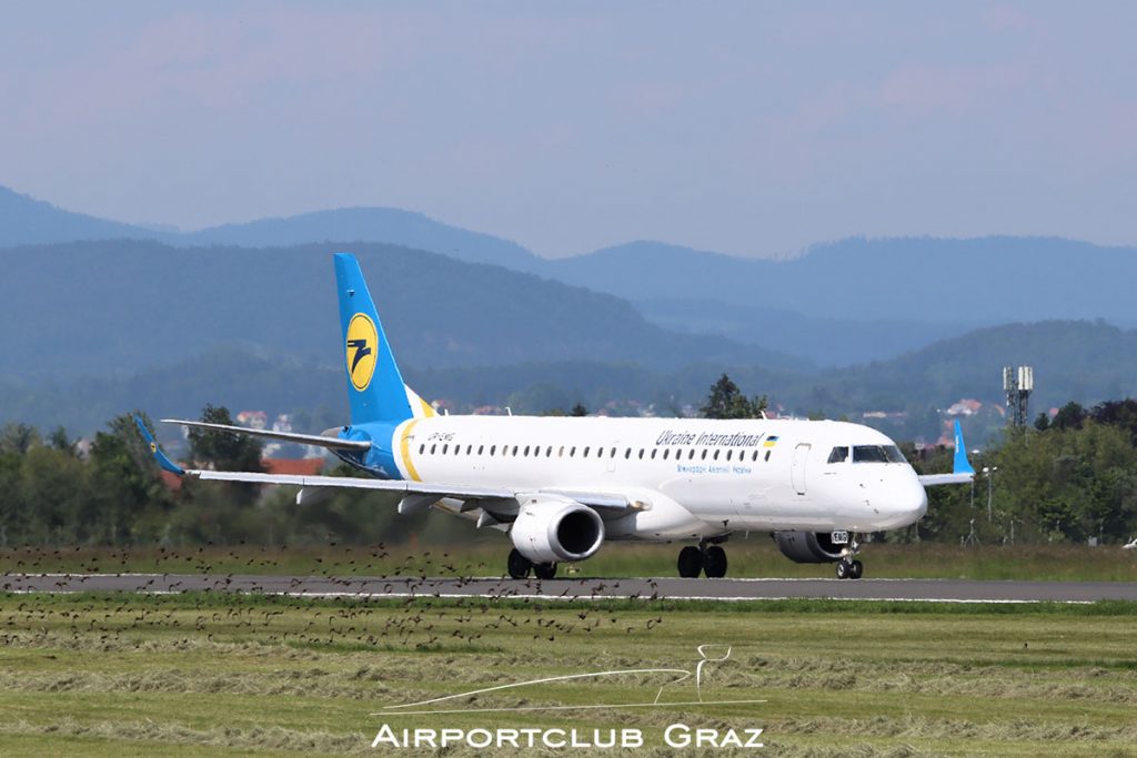 Ukraine Intl. Airlines Embraer 195 UR-EMG