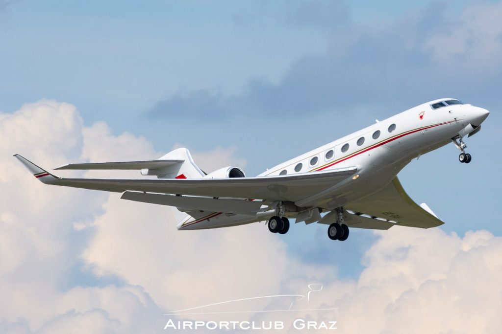 Bahrain Royal Flight Gulfstream G650 A9C-BAH