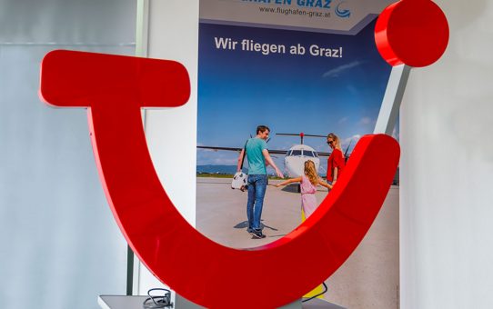 TUI startet mit 15 Direktflügen ab Graz in den Sommer