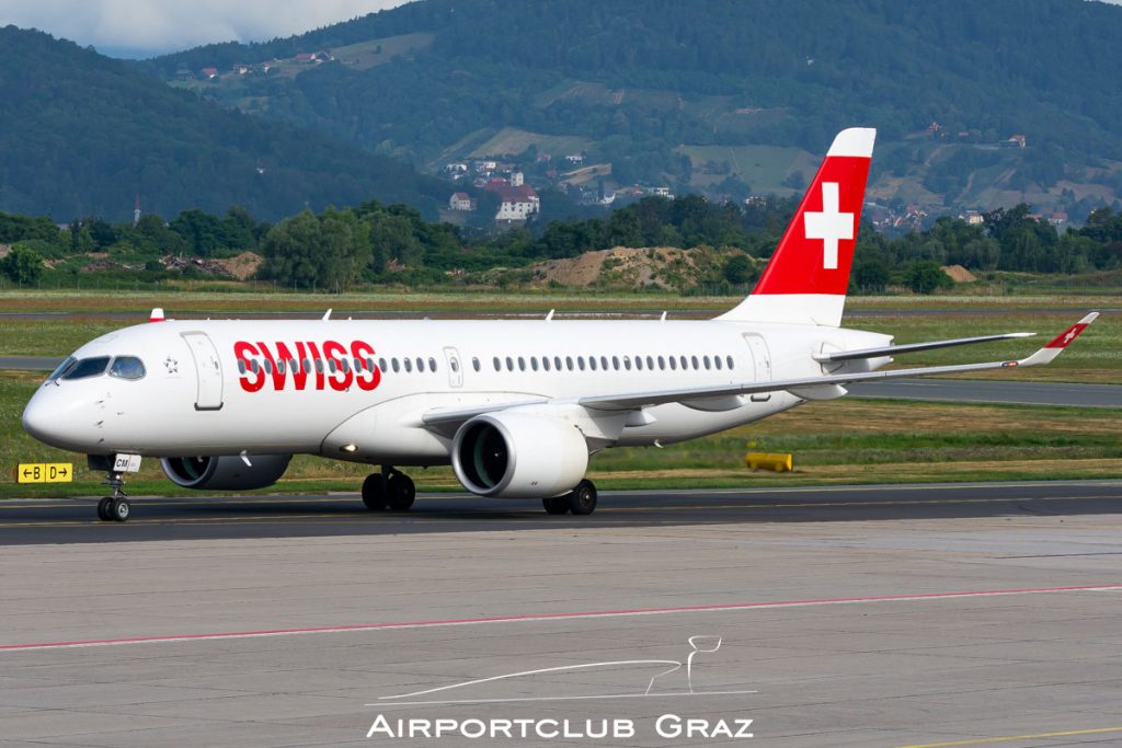 Swiss Airbus A220-300 HB-JCM