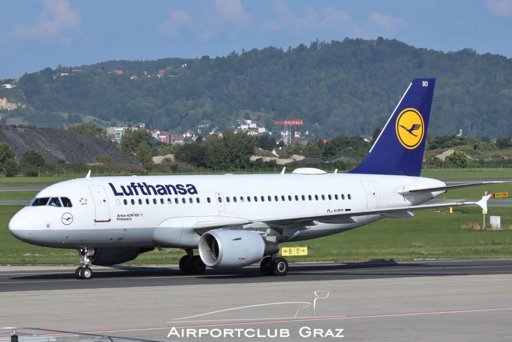 Lufthansa Airbus A319-112 D-AIBD