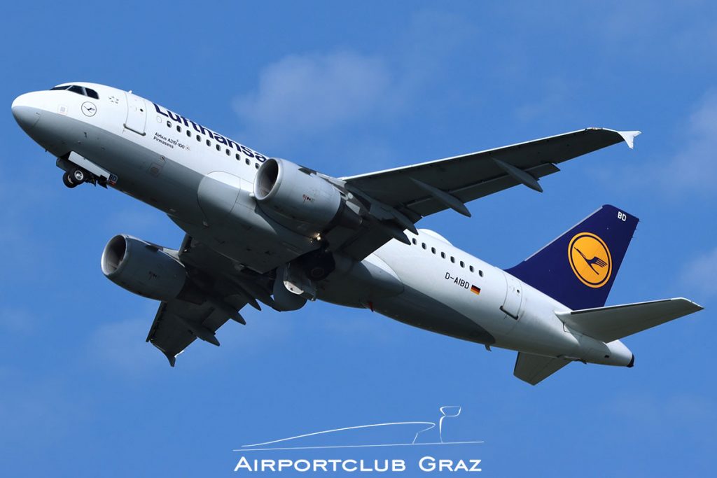 Lufthansa Airbus A319-112 D-AIBD