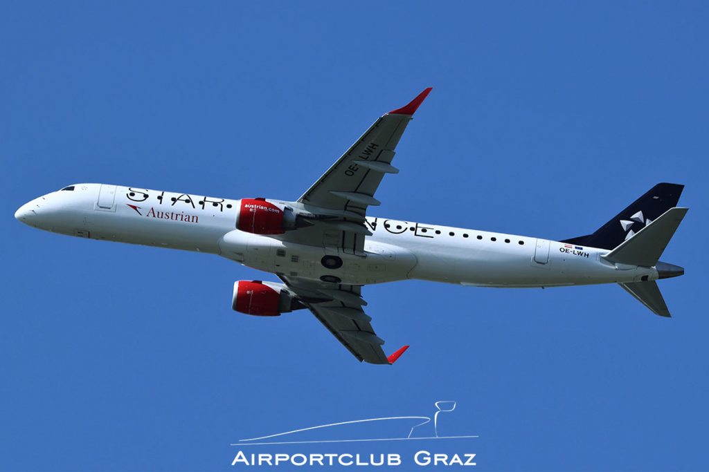 Austrian Airlines Embraer 195 OE-LWH