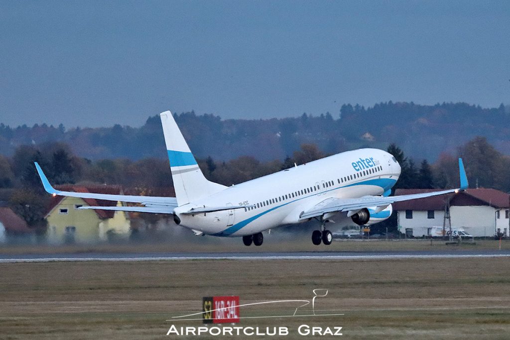 Enter Air Boeing 737-8AS SP-ESC