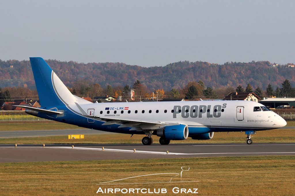 People's Viennaline Embraer 170 OE-LMK