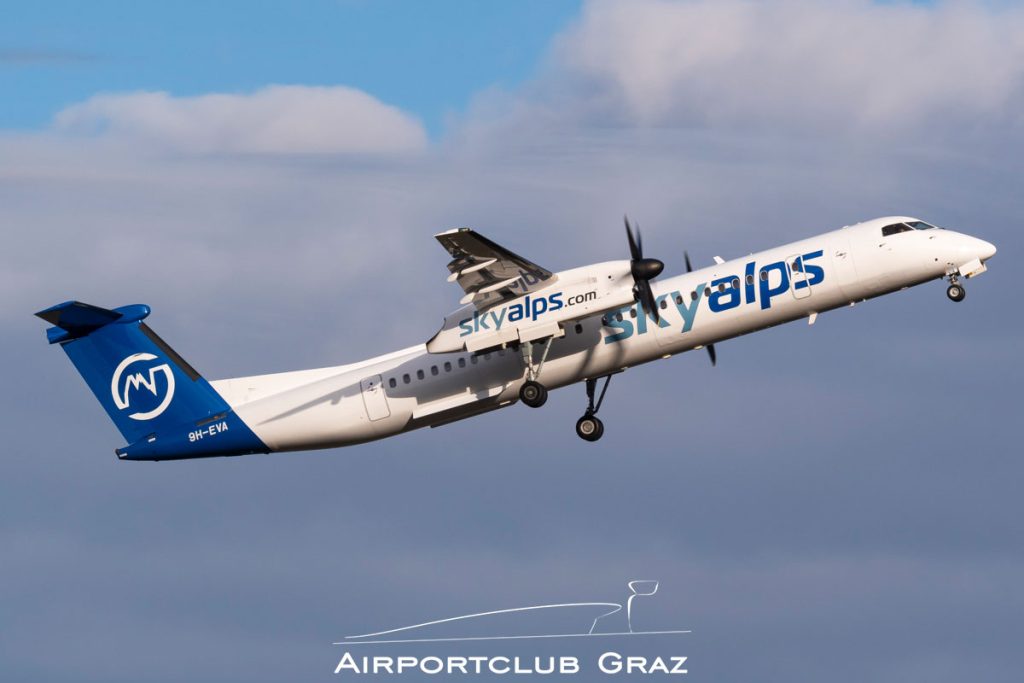 SkyAlps Q400 9H-EVA