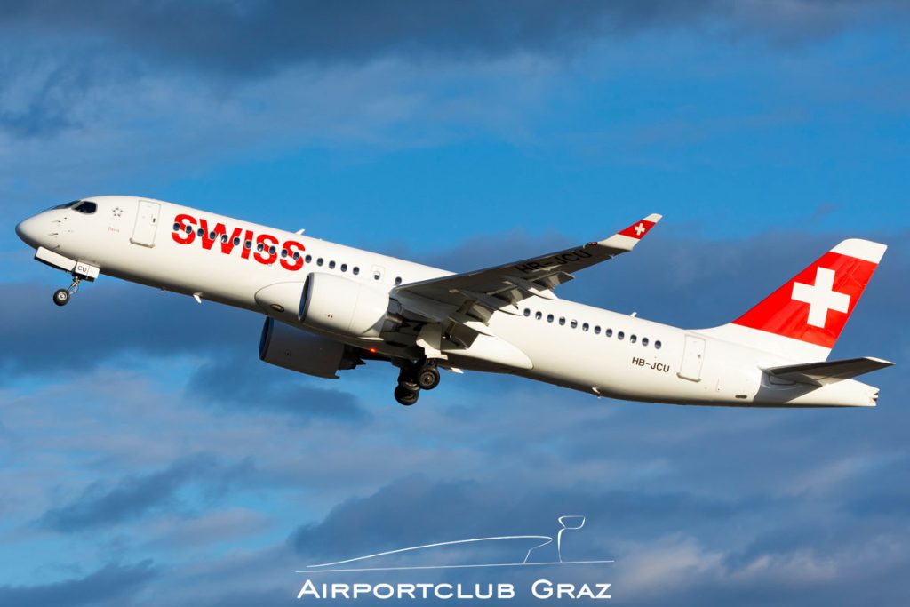 Swiss Airbus A220-371 HB-JCU