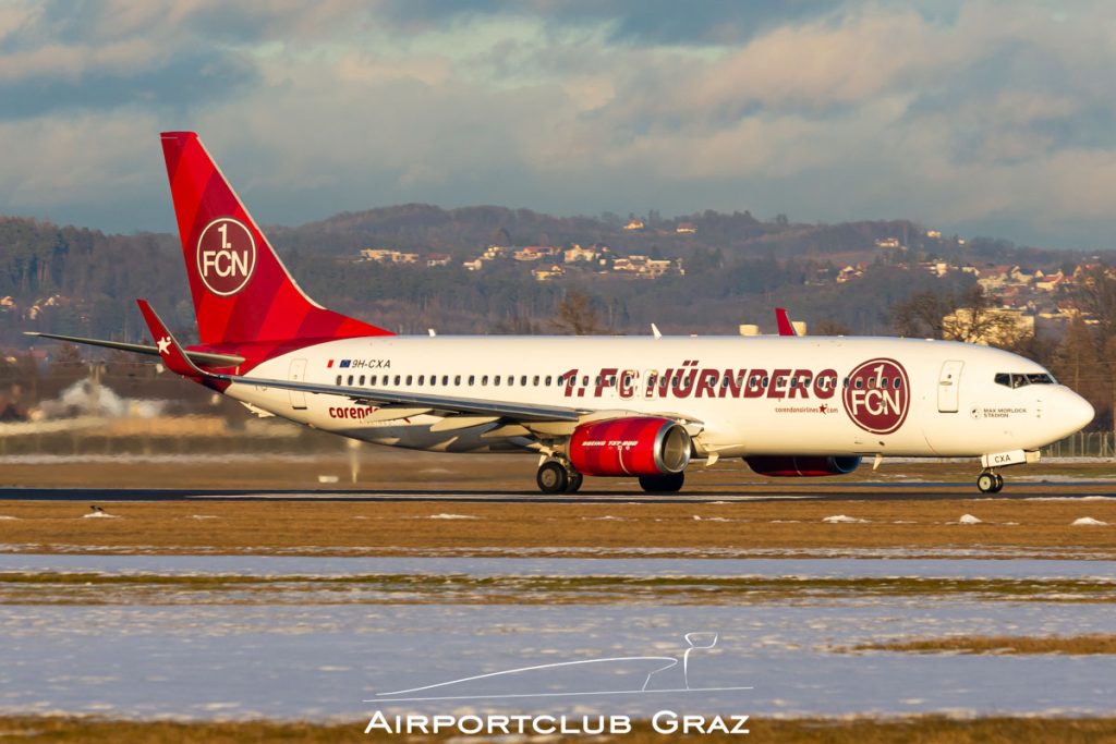 Corendon Airlines Europe Boeing 73-85R 9H-CXA